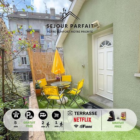 Maisonnette Le Faubourg - Centre Ville, Terrasse Et Netflix 벨포르 외부 사진